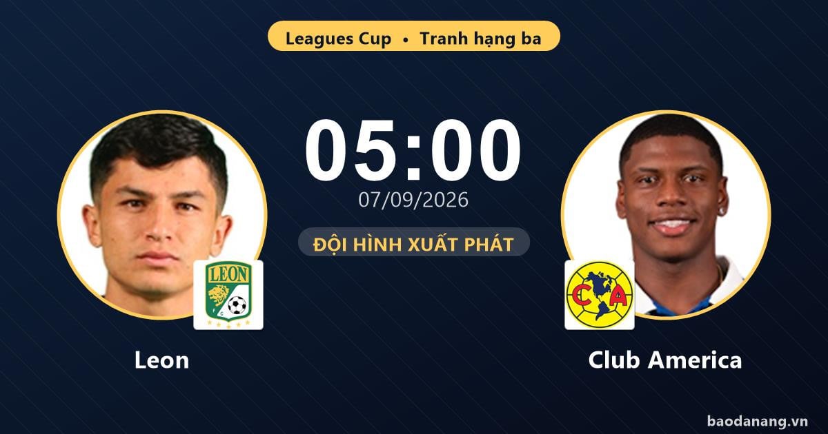 LIVE Leon vs Club America: Startopstellingen