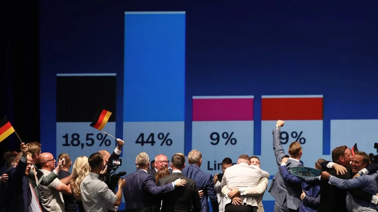 Opinionsundersökning: Tysklands AfD-parti kommer att vinna överväldigande i delstaten Sachsen-Anhalt.