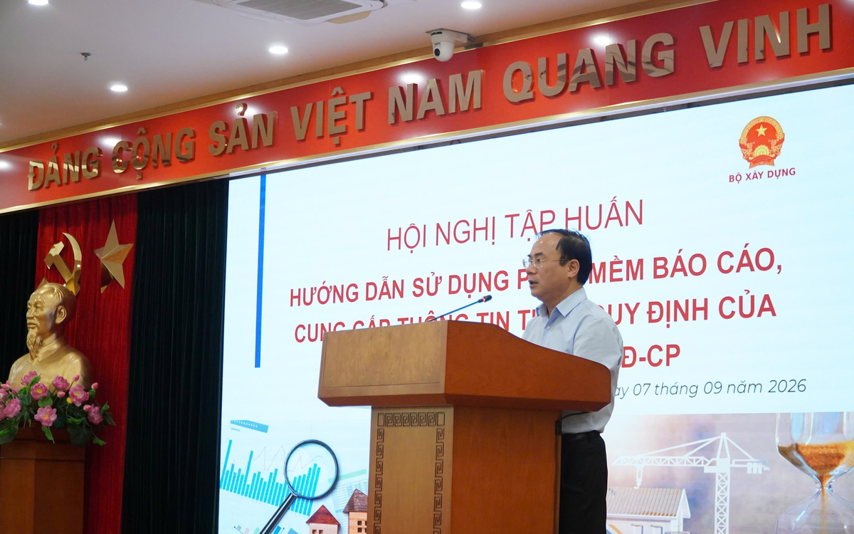 Kementerian Konstruksi sedang mempromosikan pengoperasian sistem data perumahan dan real estat.