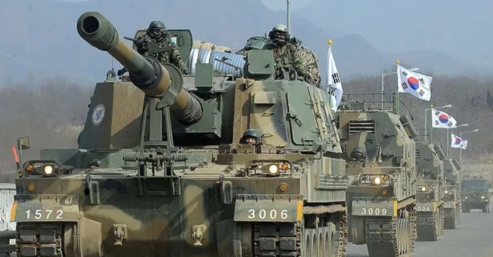 Het Zuid-Koreaanse K9A2 zelfrijdende artillerie-'monster': hevig vuur, zelfs met een lege cockpit.