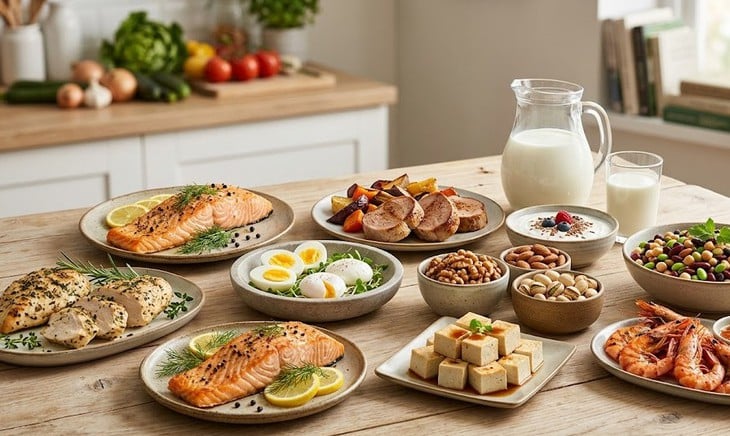 10 protein-rich foods that help people over 50 maintain muscle, reduce fat, and slow down aging - Image 1.