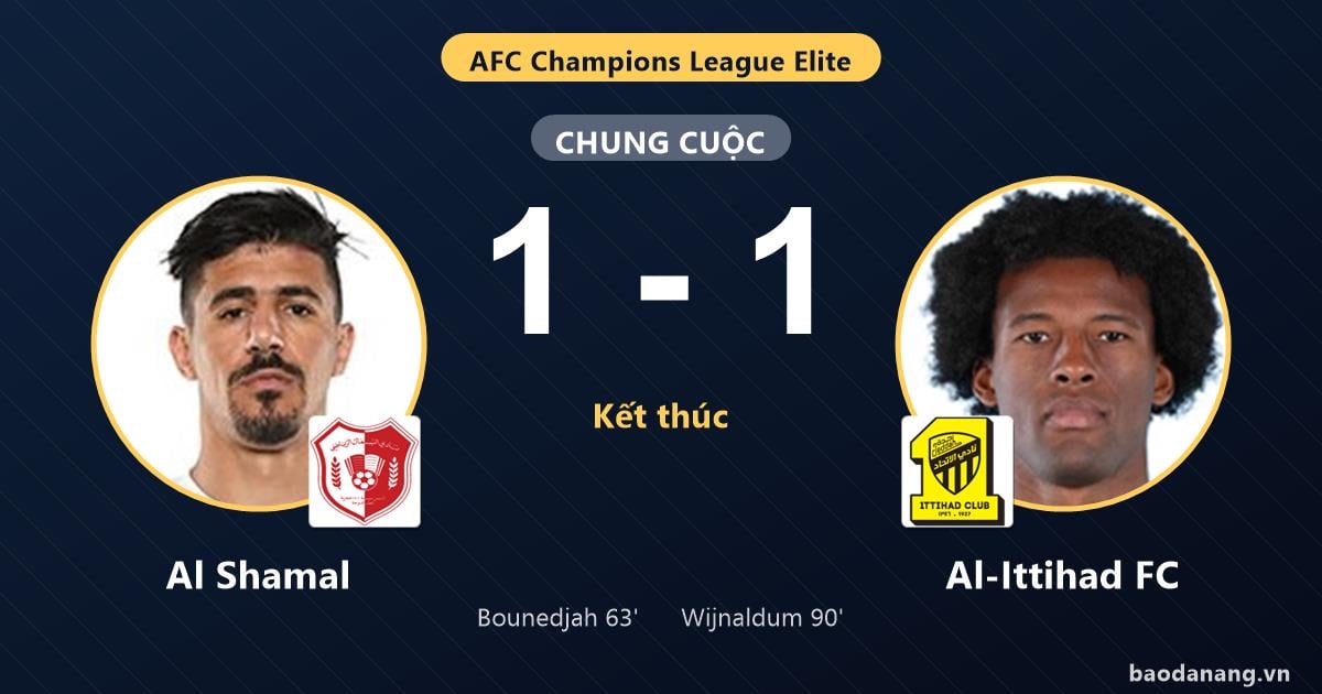 Wijnaldum redt Al-Ittihad FC, Al Shamal grijpt naast de overwinning op de openingsdag.