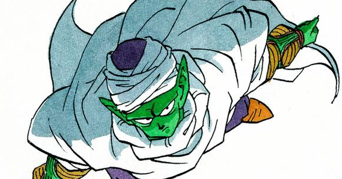 ドラゴンボールの雑誌表紙に、これまで隠されていたピッコロのイラスト