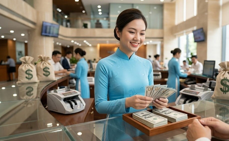 Cotação do dólar americano hoje, 22 de setembro de 2026: o índice DXY sobe para 100,40 pontos, com o Vietcombank vendendo a 26.200 VND.