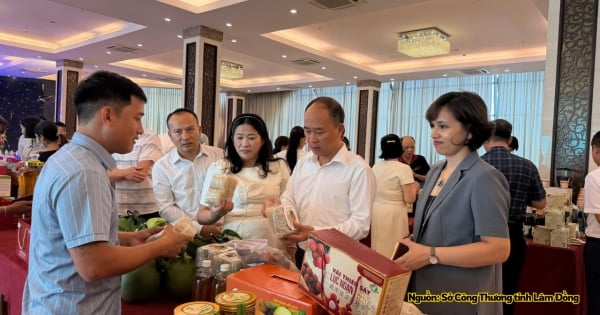 Lam Dong legt contacten met Bac Ninh en breidt de handel daar uit.