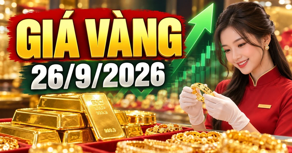 Giá vàng SJC đi ngang, vàng thế giới hồi nhẹ ngày 26/9