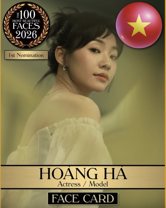 Nữ diễn viên VTV cao 1m55 Hoàng Hà vừa lọt top đẹp nhất thế giới 2026 - Ảnh 1.