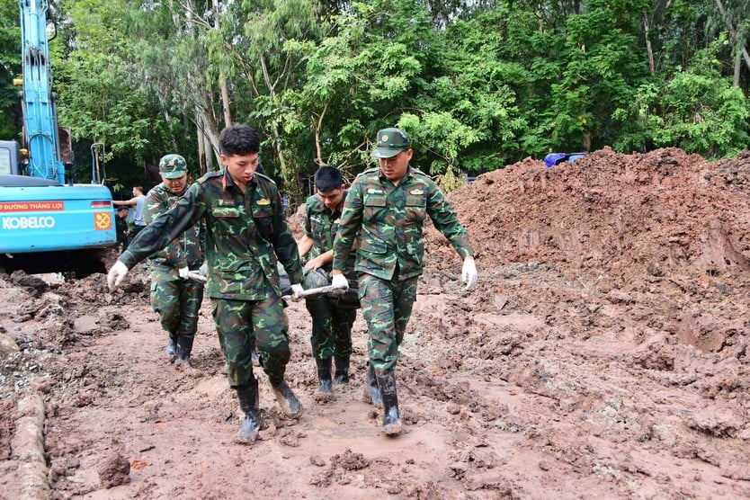 Quy tập thêm 5 hài cốt liệt sĩ tại Công viên Lê Thị Riêng, nâng tổng số lên 718 bộ- Ảnh 1.