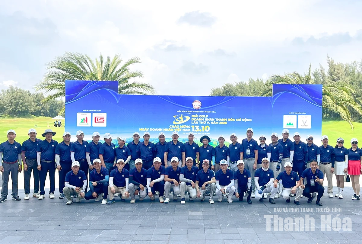 Giải Golf Doanh nhân Thanh Hóa mở rộng quyên góp 600 triệu đồng cho quỹ từ thiện&nbsp;