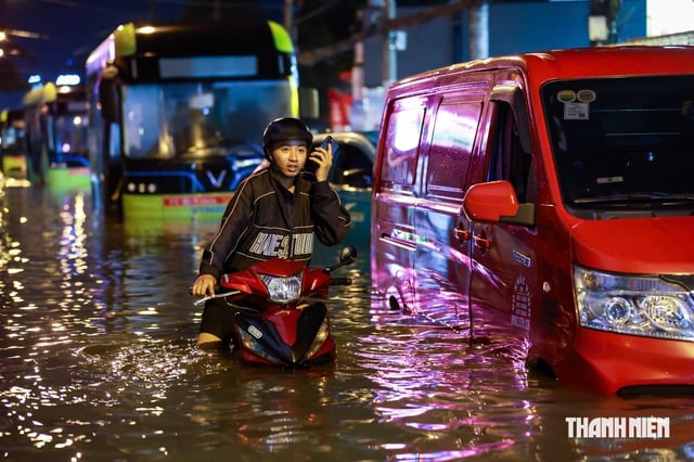 Nam bộ hứng đợt mưa 6 ngày, nguy cơ ngập gia tăng - Ảnh 1.