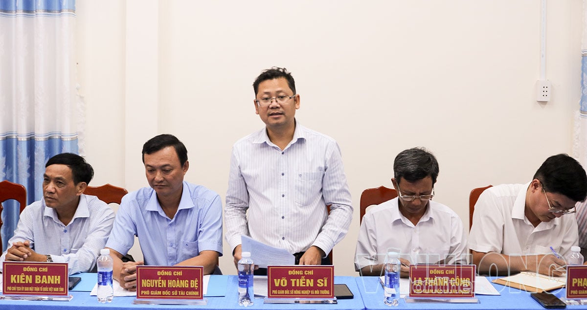 Leaders of departments and agencies participated in contributing their opinions.