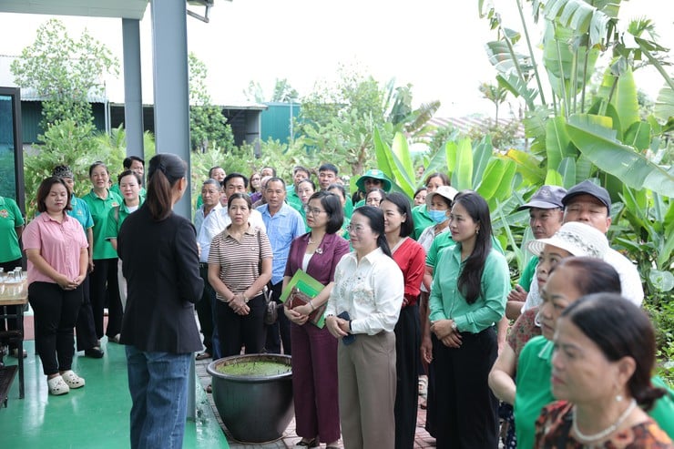 HỘI NÔNG DÂN XÃ LIÊN MINH RA MẮT MÔ HÌNH CHI HỘI NÔNG DÂN SỐ, TRIỂN KHAI CHƯƠNG TRÌNH LIÊN KẾT SẢN XUẤT, PHÁT TRIỂN VÙNG NGUYÊN LIỆU - Ảnh 4.