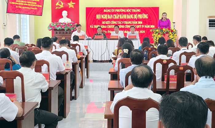 Soc Trang Ward focuses on completing the targets and tasks for 2026.