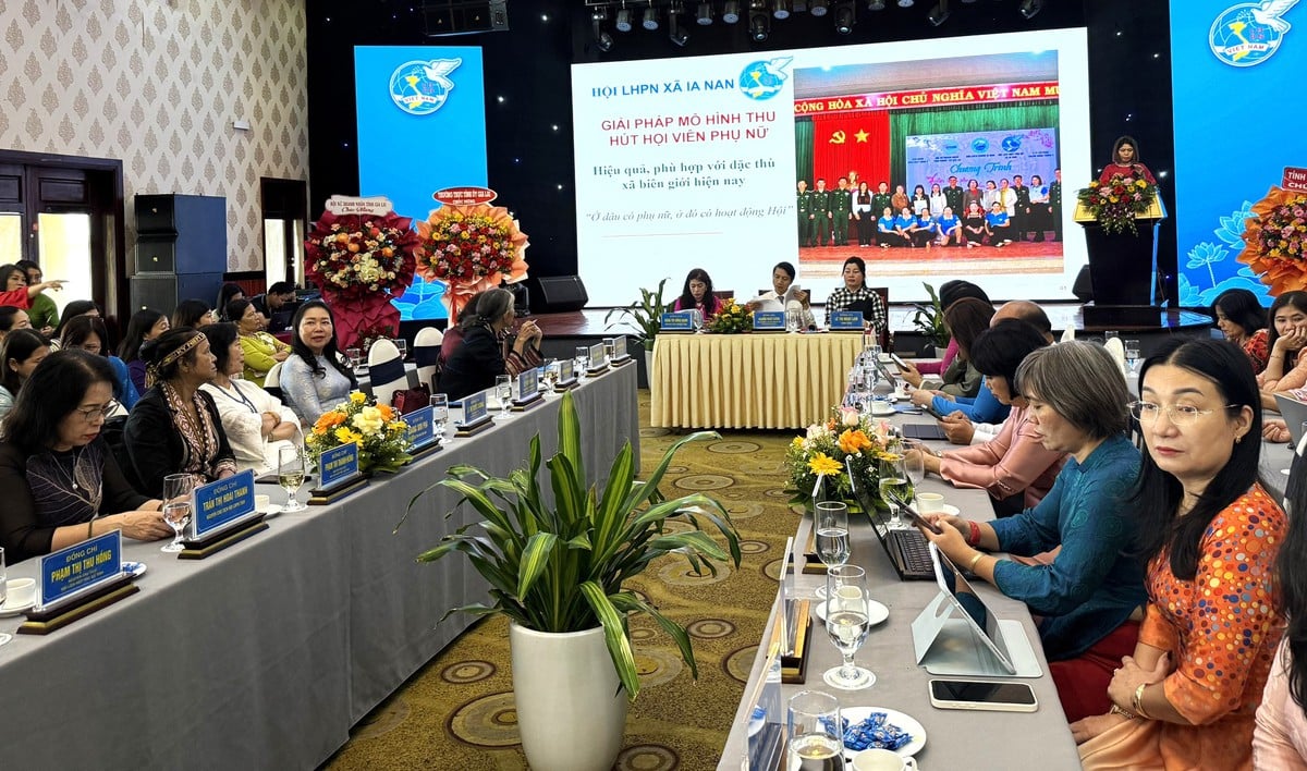 Gia Lai Provincial Women's Union: Discussing solutions and striving to develop 33,000 new members - Photo 1.