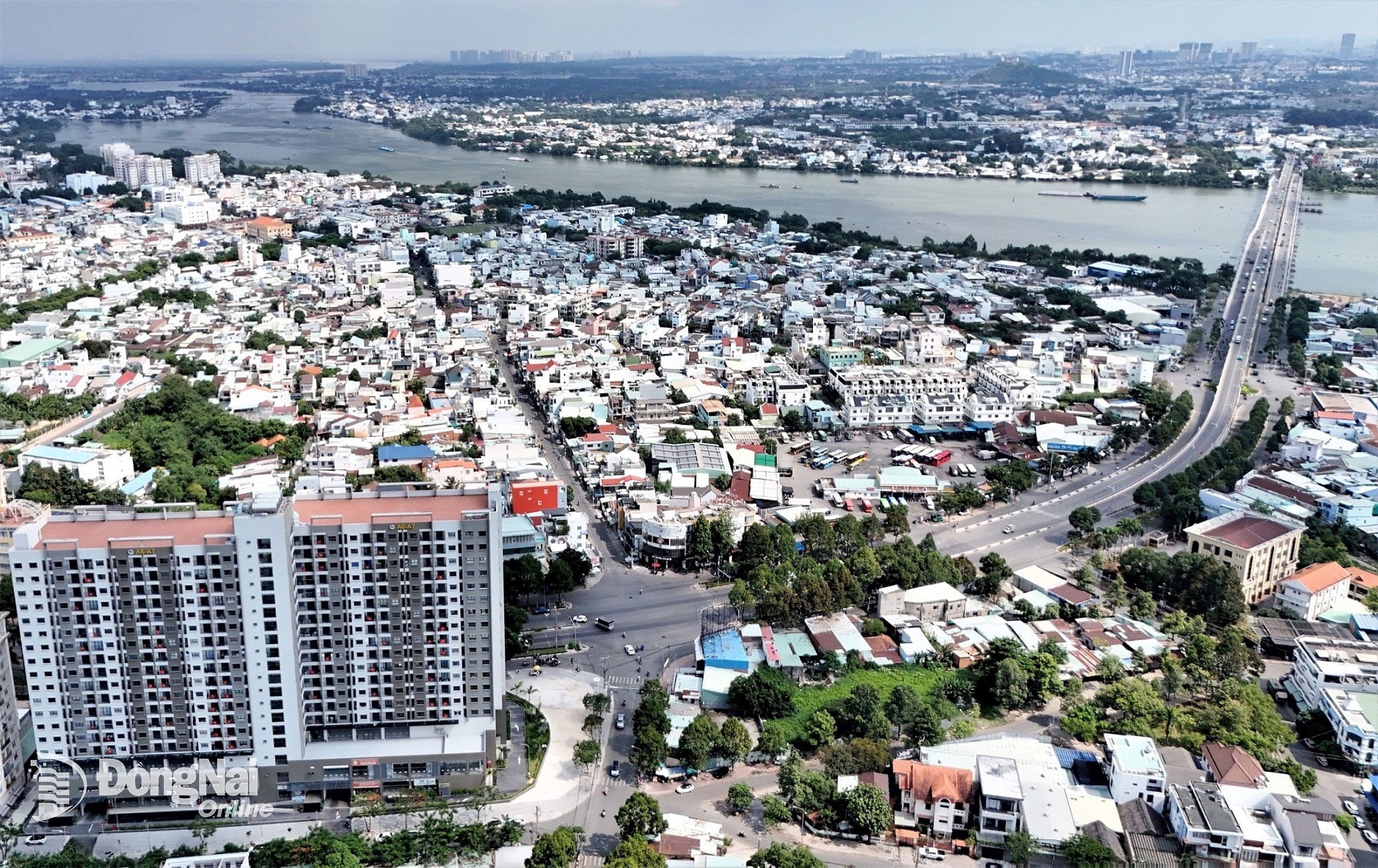 A view of Tran Bien ward, Dong Nai city. (Photo courtesy of the archives)