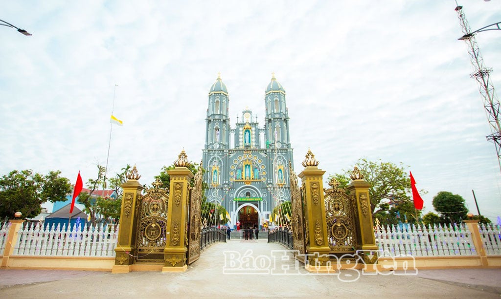 Chiesa parrocchiale di Tan My, villaggio di Tan My, comune di Ngoc Lam.