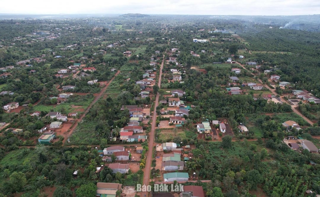 Kampung Buon Sut H'luot di komune Quang Phu sedang membangun dengan pesat.