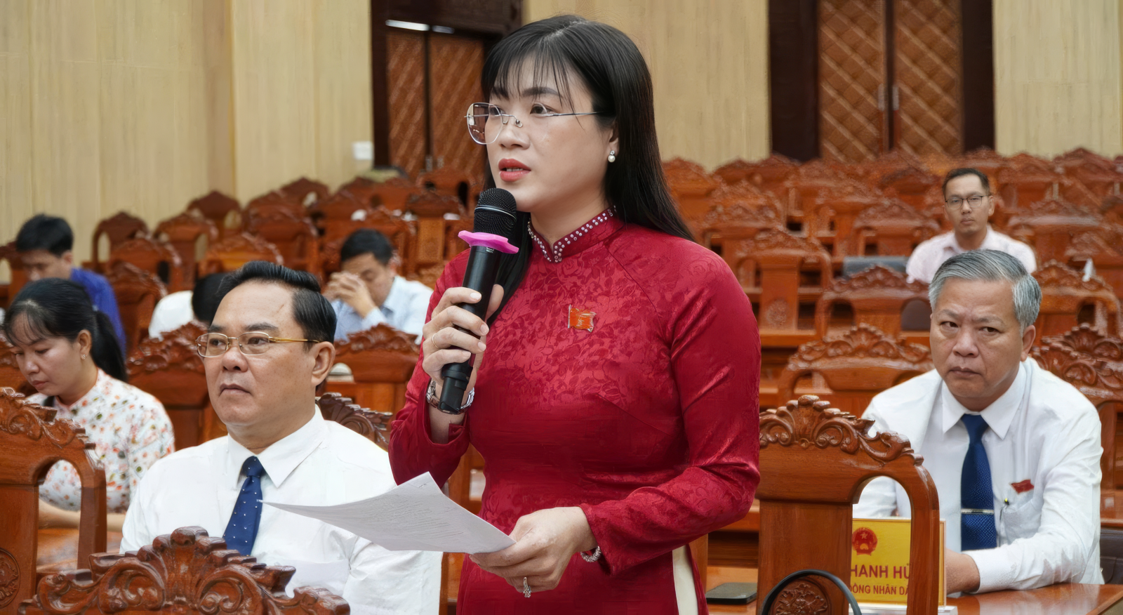 Đại biểu HĐND tỉnh An Giang chất vấn trực tiếp vấn đề nước sạch nông thôn