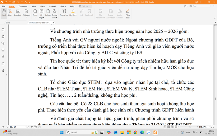 TPHCM: Công bố kết luận kiểm tra nhiều trường phổ thông  - Ảnh 1.