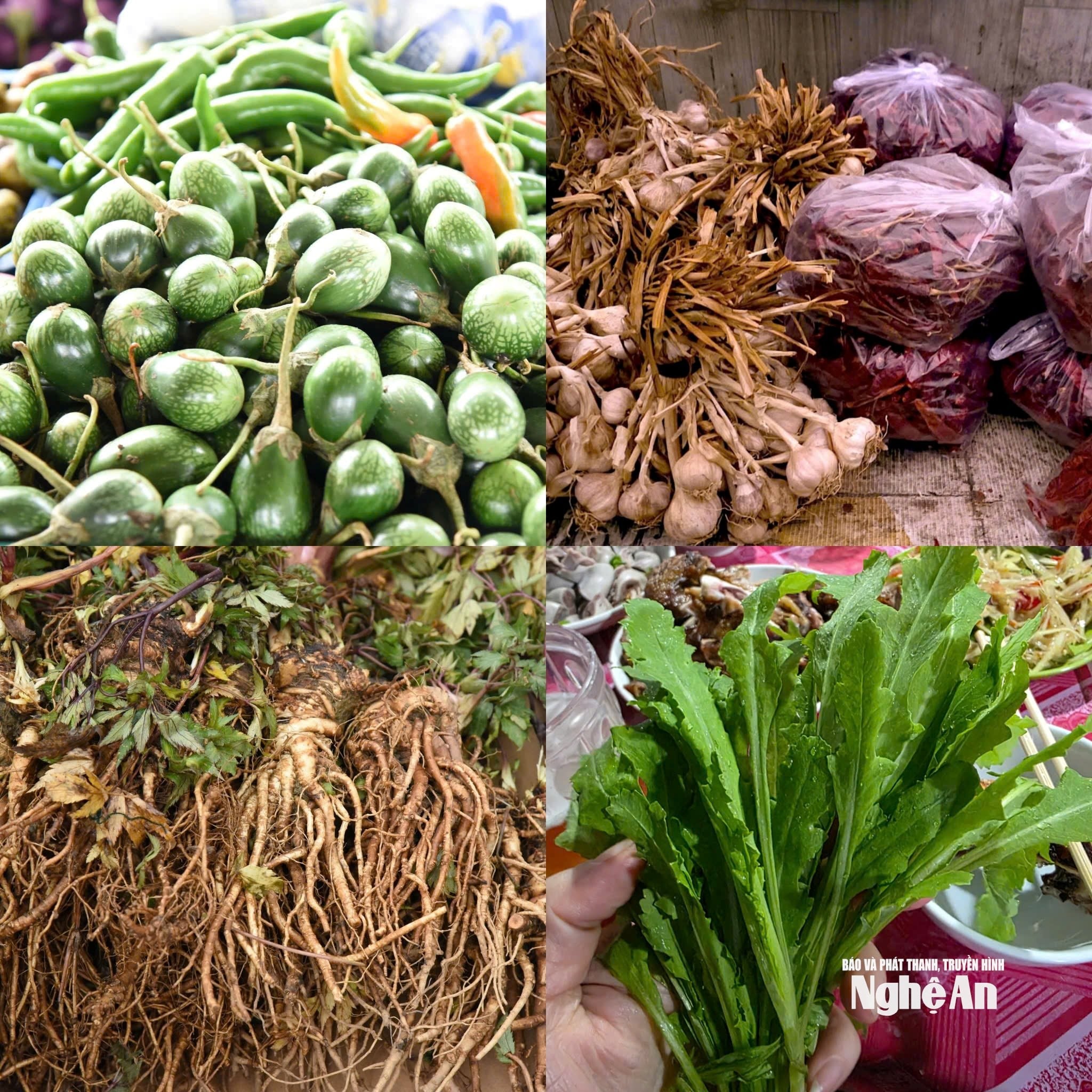 Đặc sắc sản vật địa phương Việt - Lào ở chợ biên giới Nậm Cắn