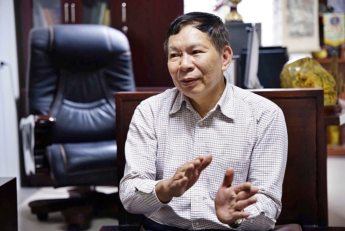 GS.TS Phạm Xuân Hội, nguyên Viện trưởng Viện Di truyền Nông nghiệp. Ảnh: Linh Linh.
