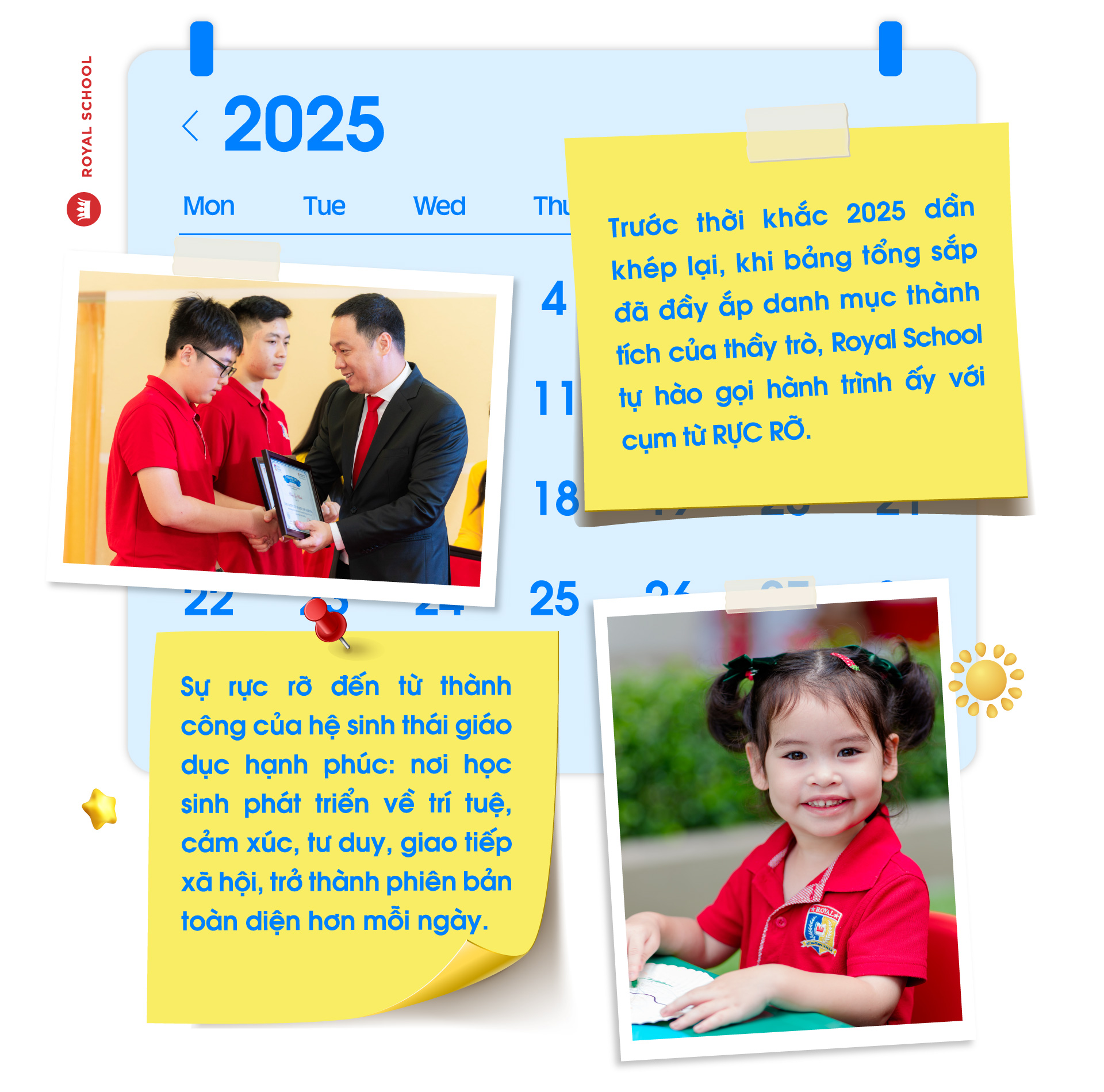 Royal School 2025 khẳng định vị thế trong hệ sinh thái giáo dục hạnh phúc - Ảnh 1.